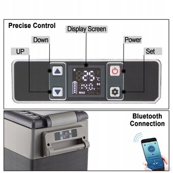 Autochladnička kompresorová, autolednice, objem 55l - 5