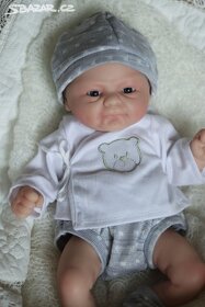 Roztomilé silikonové miminko chlapeček 36cm - 5