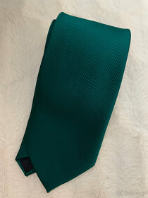 Tmavě zelené kravaty, různé odstíny - 5