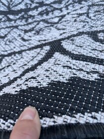 Hanse home mandala černobílý koberec z bonami 2m - 5