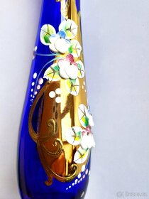 Modrá váza - vysoký smalt - 5