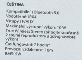 Bluetooth reproduktor NGS Roller Ride bílý - 5