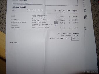 Prodám elektronický terč spokey-narvi pro + šipky - 5