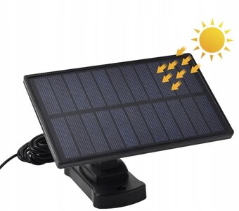 SOLÁRNÍ LED SVĚTLO LAMPA 3 DÍLNÁ + SOLÁRNÍ PANEL - 5