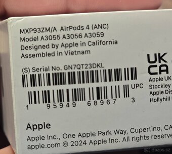 Apple AirPods 4 ANC - náhradní nabíjecí pouzdro/krabička - 5