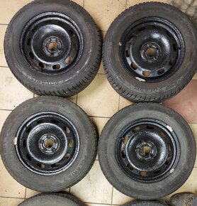 Zimní kola 5x100 195/65 R15 Octavia 1, Golf IV, Seat 4+2ks - 5