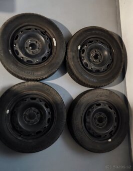 Sada 4 kol na Škodu/VW R14, Letní pneu 185/60,disk 6Jx14ET43 - 5