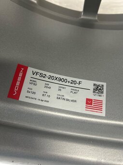 Originální sada Vossen 5x120 r20 Nové - 5