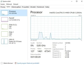 Herní PC, i5-4460, RX570 8GB, 16GB RAM, 240GB SSD - 5