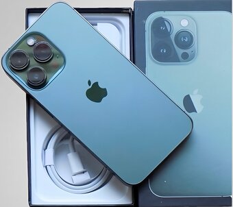 iPhone 13 Pro Alpine Green BATERIE 100% TOP - 5