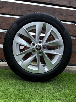 Alu kola 5x112 r17 s letním pneu (o417) - 5