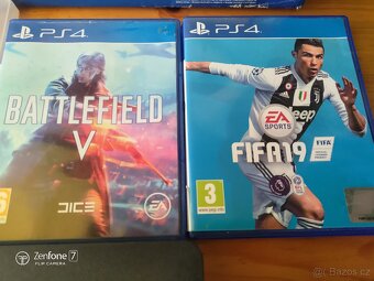Ps4 slim 500gb 3x hry 2x ovladače orig krabice - 5
