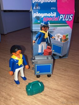 Playmobil 5395+ 4761+ 4315 Velké letadlo s příslušenstvím - 5