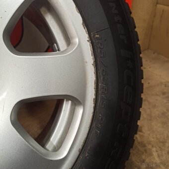 ALU kola Audi A4, 5x112 ,ET39 zimní pneu 195/65/15 - 5