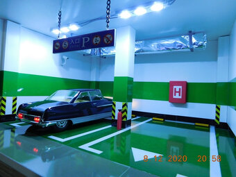 diorama podzemná garáž pre modely 1:18 - 5
