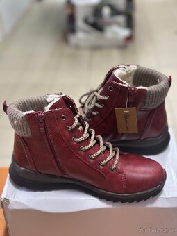 Damske zimni boty , s kožíškem uvnitř - 5