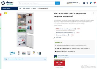 Lednice BEKO BCNA306E5ZSN - 5