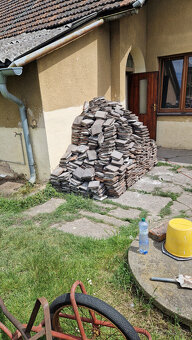 Stará cihlová dlažba, půdovky, půdovka, - 5
