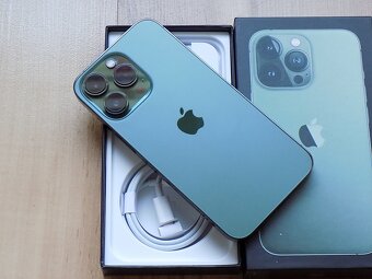  APPLE iPhone 13 Pro MAX 256GB Green - ZÁRUKA - TOP STAV - 5