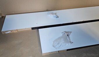 PRODÁM SADU 2KS BÍLÝCH POLIC IKEA LACK 110 A 190 CM - 5