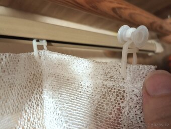 Krátká záclona 60 cm, bílá - 5