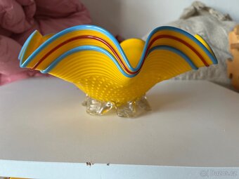 Skleněná retro mísa - 5