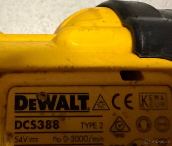 Dewalt aku ocasni pila DCS388 54V - 5