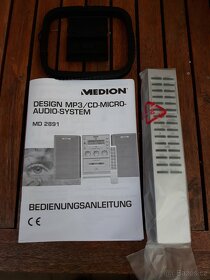 Nepoužívaná mini věž MEDION,vadné CD - 5