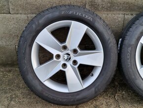 205/55/16 Originál alu kola Škoda Octavia III Ilias 5x112 - 5