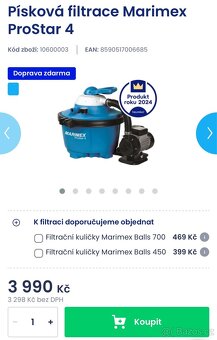 Domácí bazén z palet + písková filtrace Marimex - 5