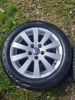 Alu kola 5x112 originál VW 205/55 R16 - 5