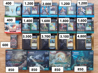 Magic: The Gathering bundly, commandery, obaly, atd. - 5