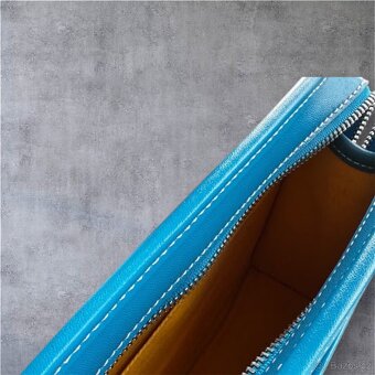 Sky Blue Goyard Clutch MM - 5