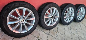Originál alu Škoda 3 Minoris 5x112 205/55 R16 - 7mm letní - 5