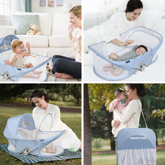 Beberoad Dětská cestovní postýlka - 5