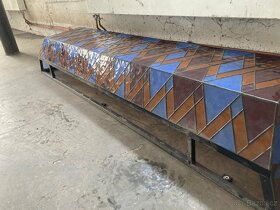 Kryt klima jednotky - ručně zhotovená vitráž - 5