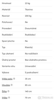 Dvoumístná pohovka - 5