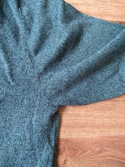 Nový pánský bavlněný svetr C&A - modro-šedý, L - 5