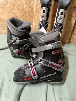 Lyže Salamon 120+lyžáky EU 24,5 - 5