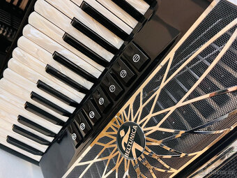 Nový akordeón Beltunica Proffesionall- III- 96 basový- krásn - 5