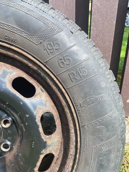 Kola pneu zimní 5x100 195/65 R15 - 5
