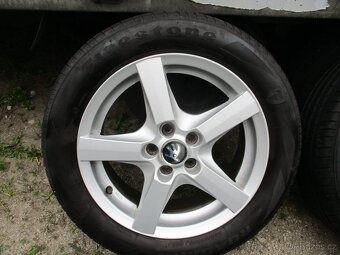 Alu kola 5x100 R16 Pneu letní 205/55 R16 - 5