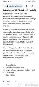 Vánoční svítící strom třešeň 220cm - 5