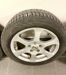 4x Alu kola, vhodná např. na Ford, zimní pneu NOKIAN, SLEVA - 5