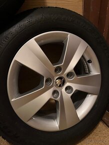 Originál Al zimní kola škoda superb 3 - 5