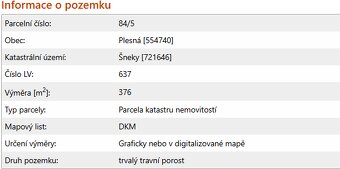 Prodej stavebního pozemku o výměře 926m² v Plesné u Chebu - 5