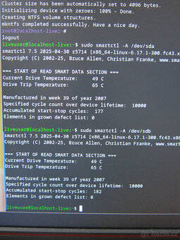 prodám pevné disky 36GB SAS 2.5" HDD Fujitsu model MAY2036R - 5
