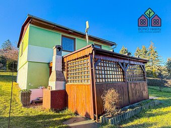 Chata, OV, dispozice 4+kk, plocha 90 m2, zahrada 581 m2, per - 5