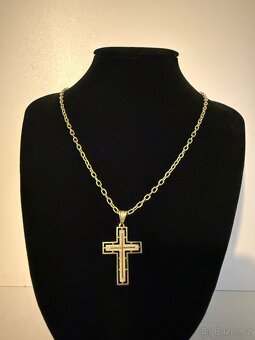 Zlatý řetízek Anker s křížkem 24,91g 585/1000 - 5