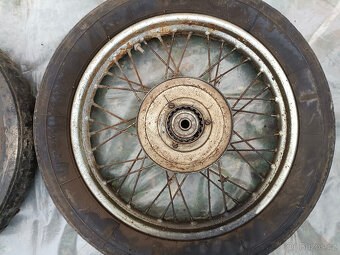 Kola na motocykl jawa čz kývačka panelka malá přední zadní - 5